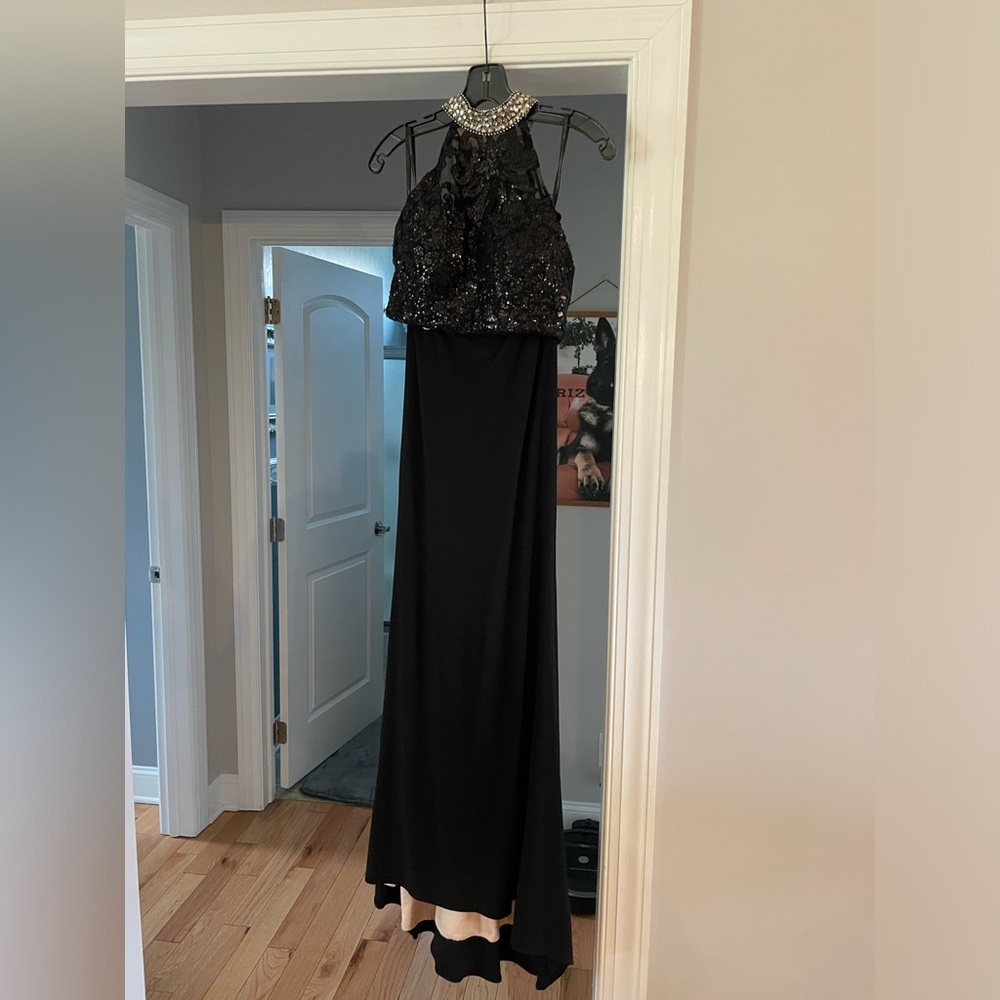 Two piece prom dress
